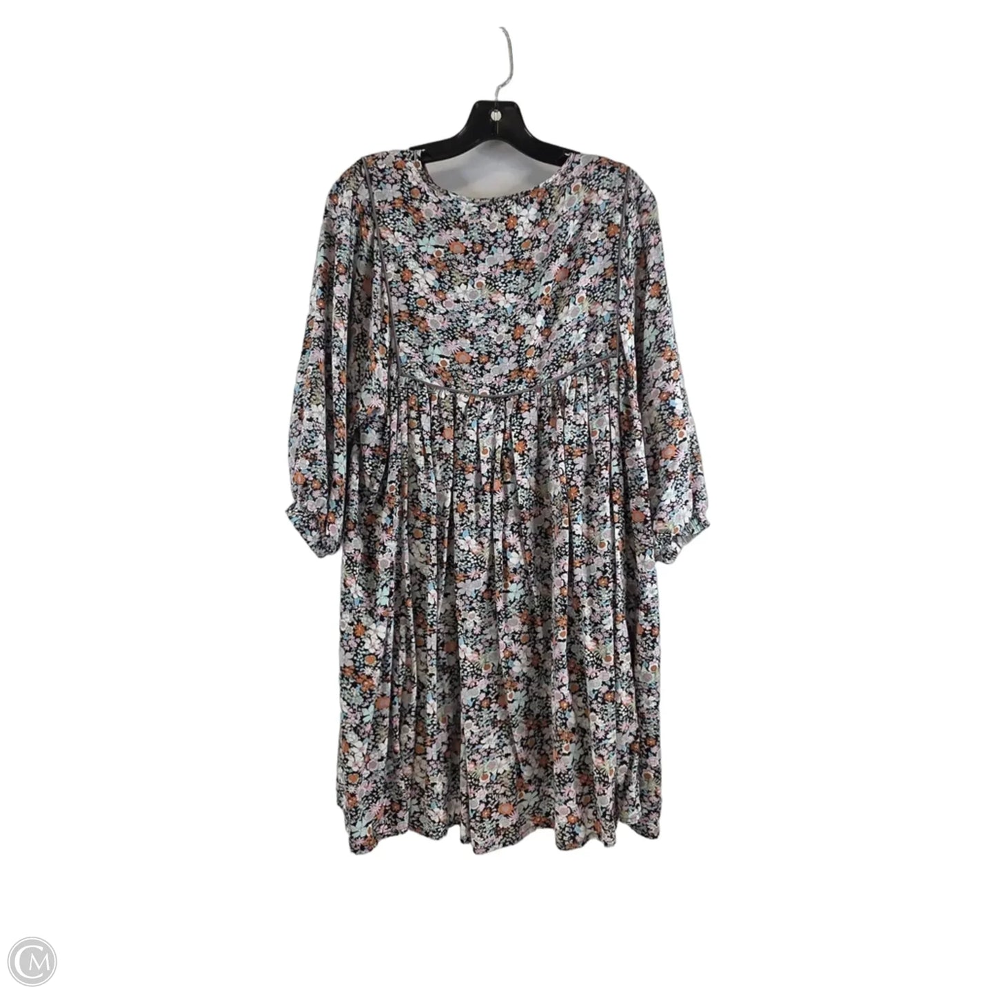 Dress Casual Midi By Natural Life In Floral Print, Size: M