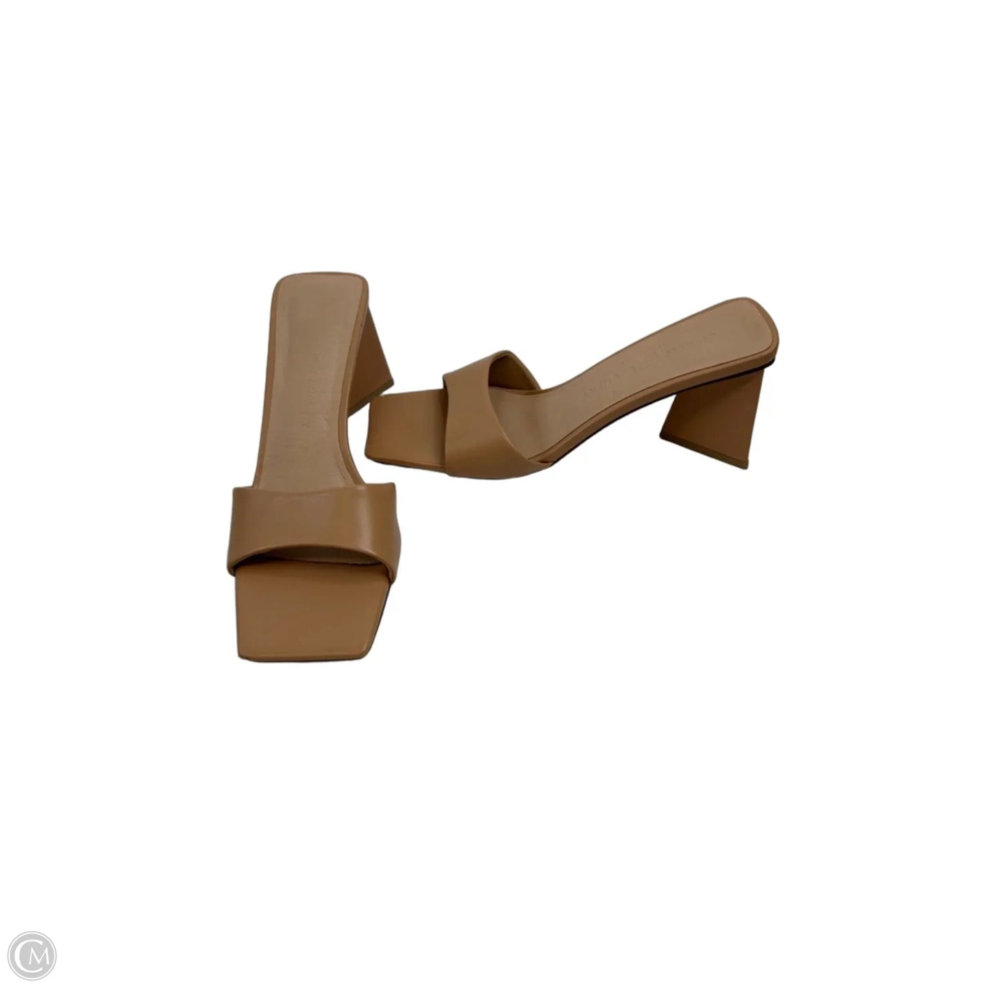 Sandals Heels Block By Chinese Laundry In Tan, Size: 8