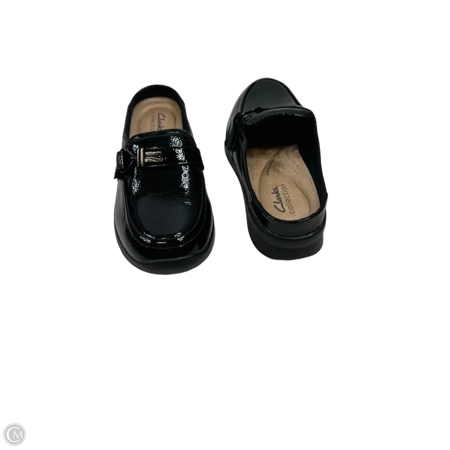 Shoes Flats By Clarks In Black, Size: 8