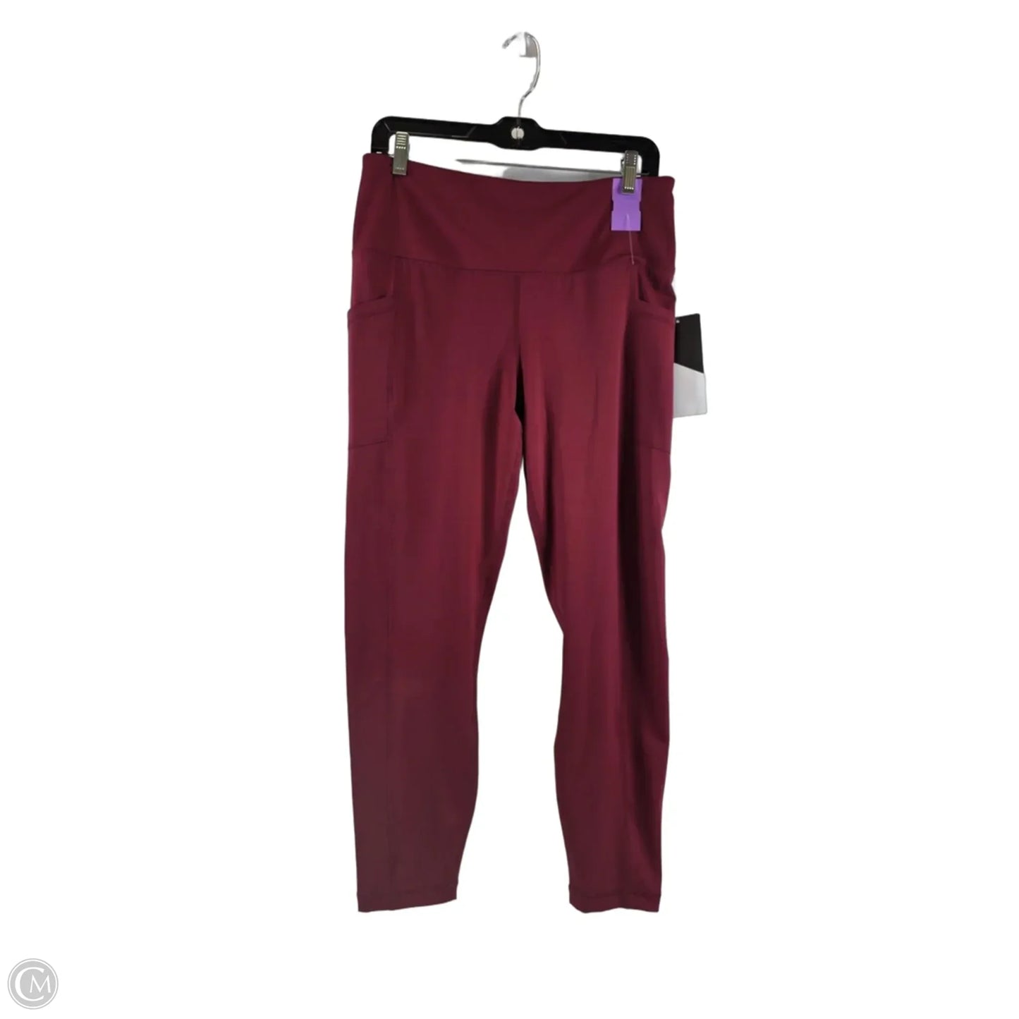 Athletic Leggings By 90 Degrees By Reflex In Red, Size: Xl