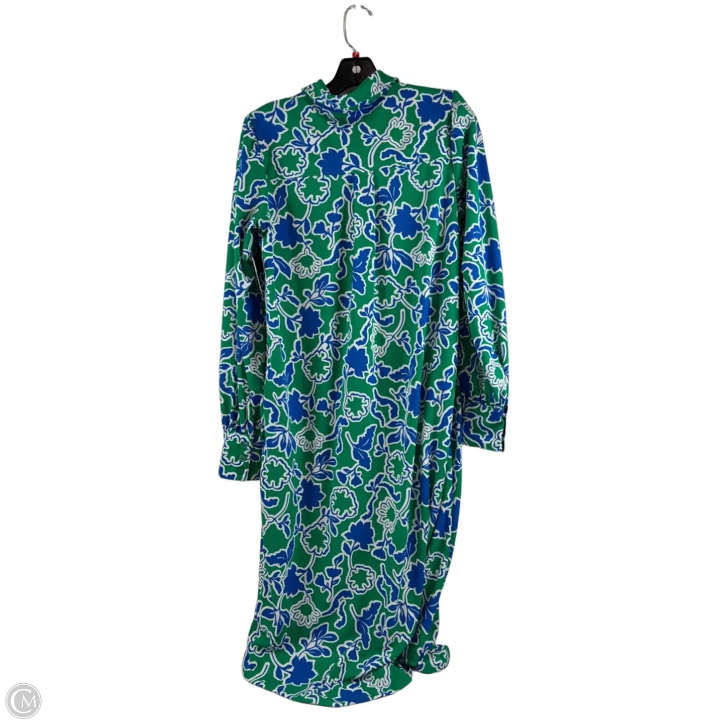 Dress Casual Maxi By Clothes Mentor In Blue & Green, Size: S