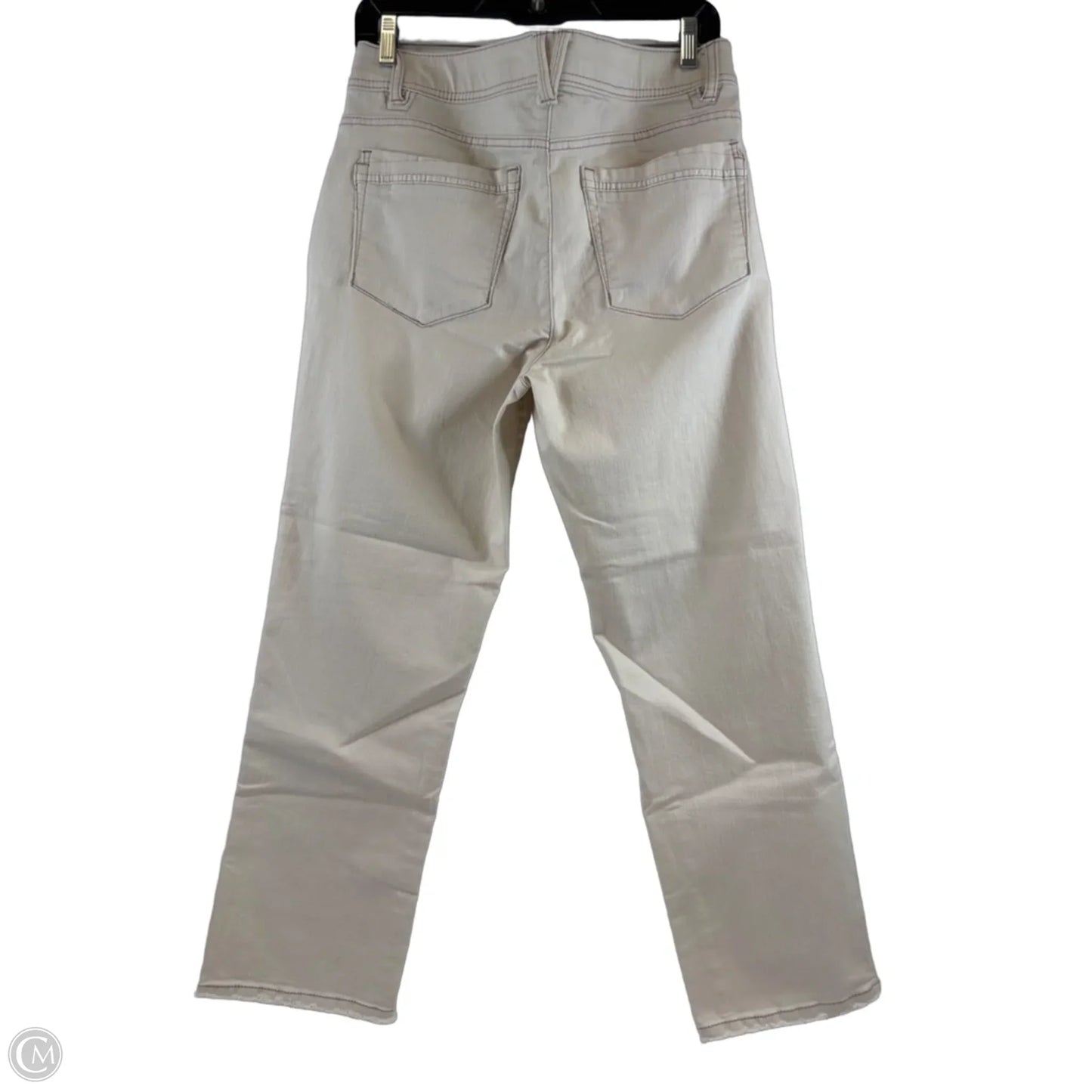 Jeans Straight By Democracy In Cream, Size: 12