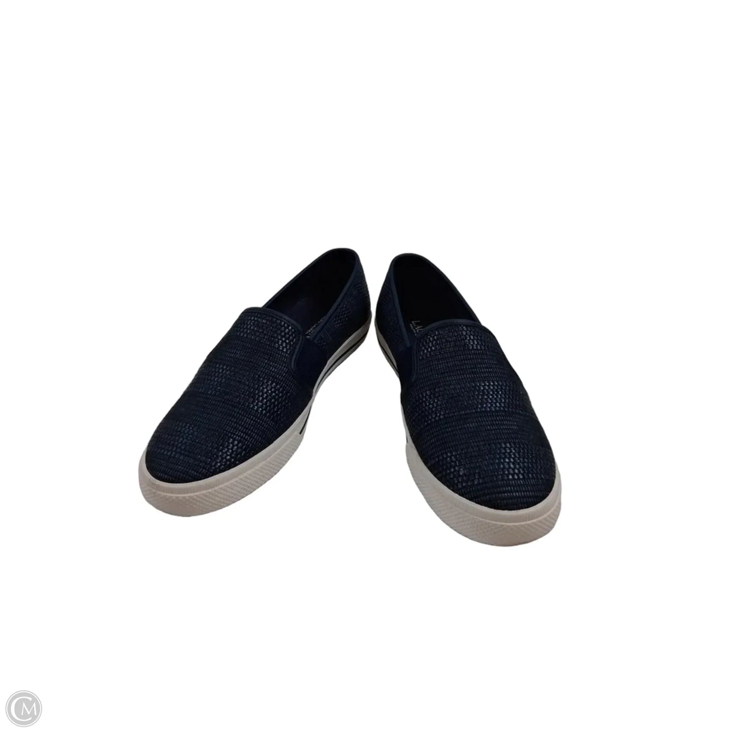 Shoes Flats By Lauren By Ralph Lauren In Blue & White, Size: 7.5