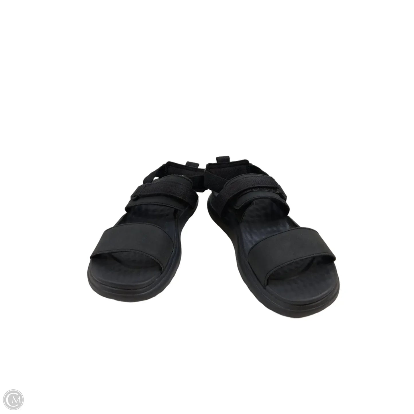 Sandals Flats By Hey Dude In Black, Size: 9