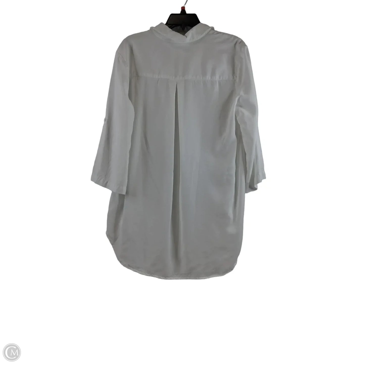 Top Short Sleeve By Clothes Mentor In White, Size: L