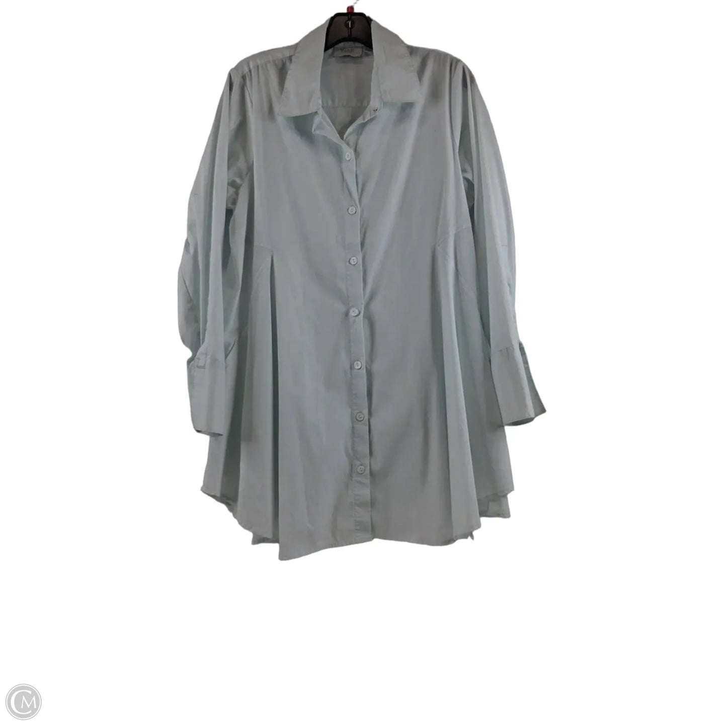 Top Long Sleeve By Clothes Mentor In Green, Size: L