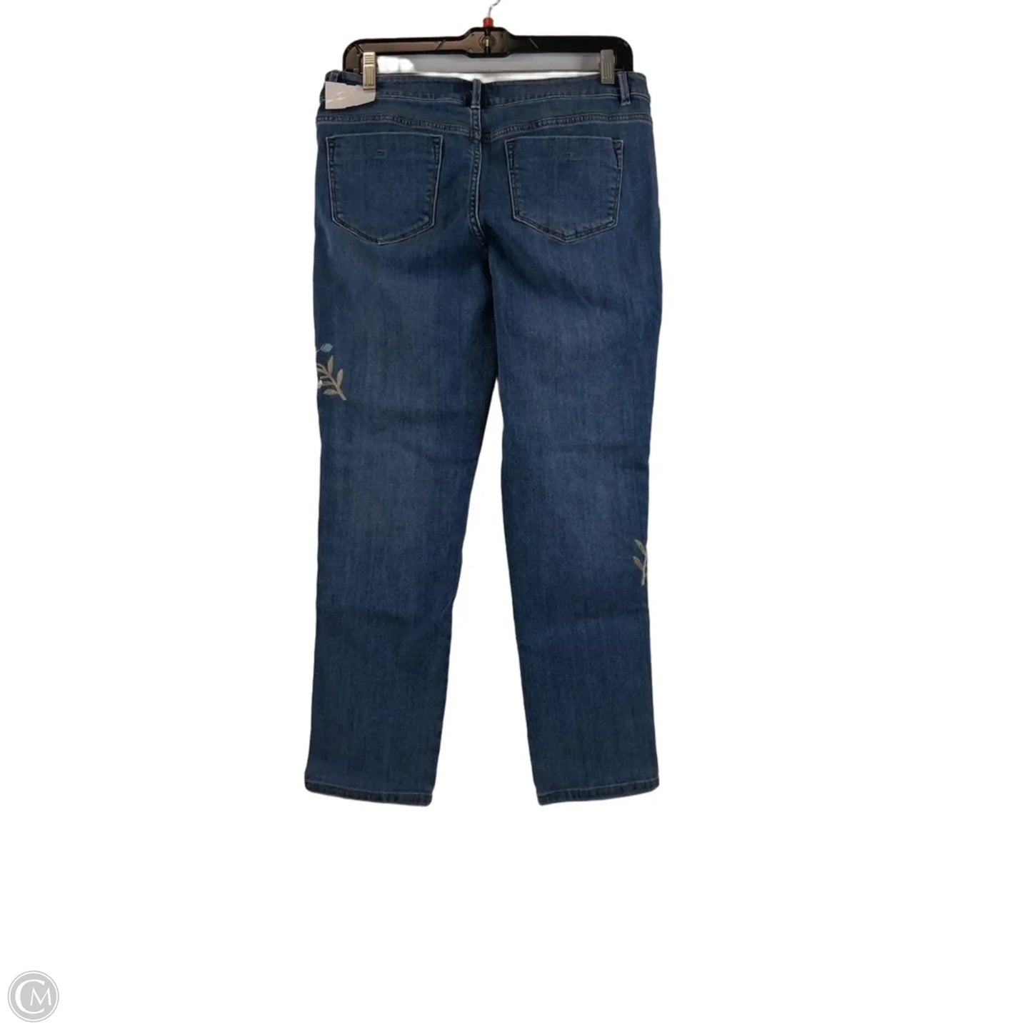 Jeans Straight By J. Jill In Blue Denim, Size: 6p