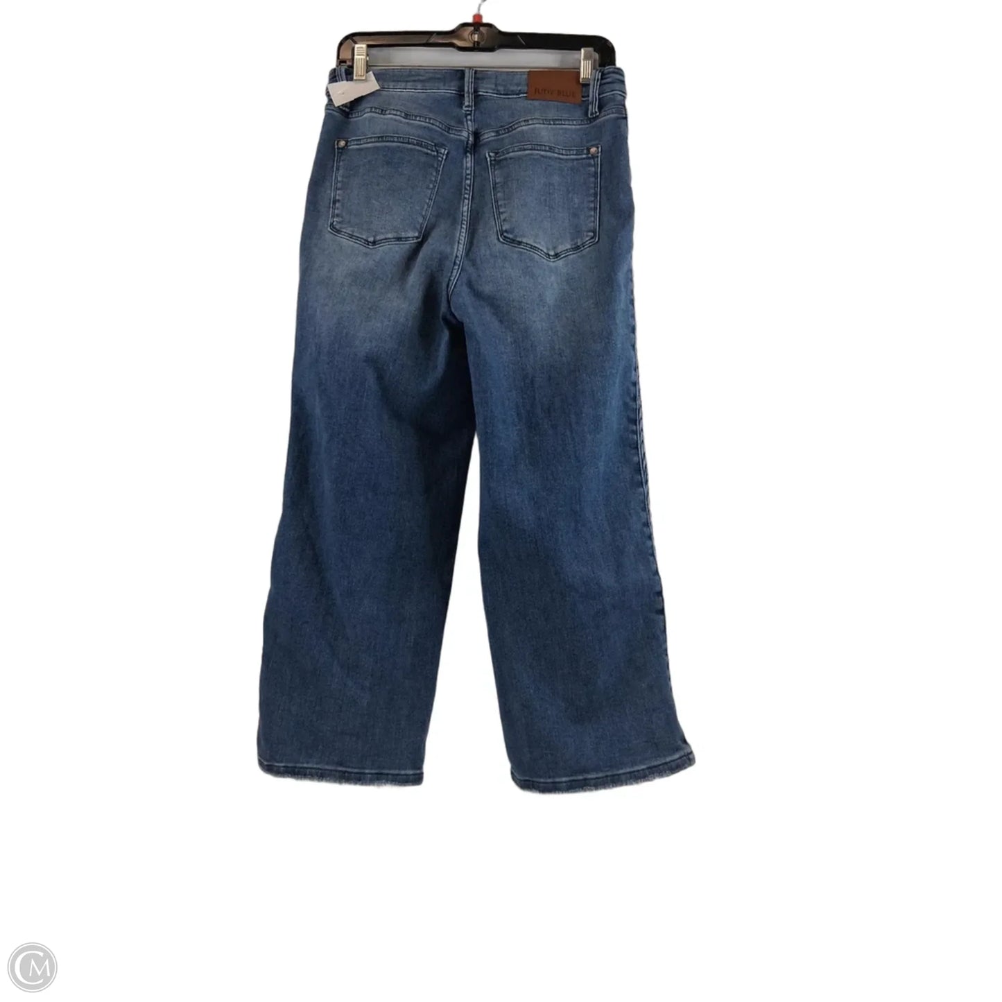 Jeans Wide Leg By Judy Blue In Blue Denim, Size: 8