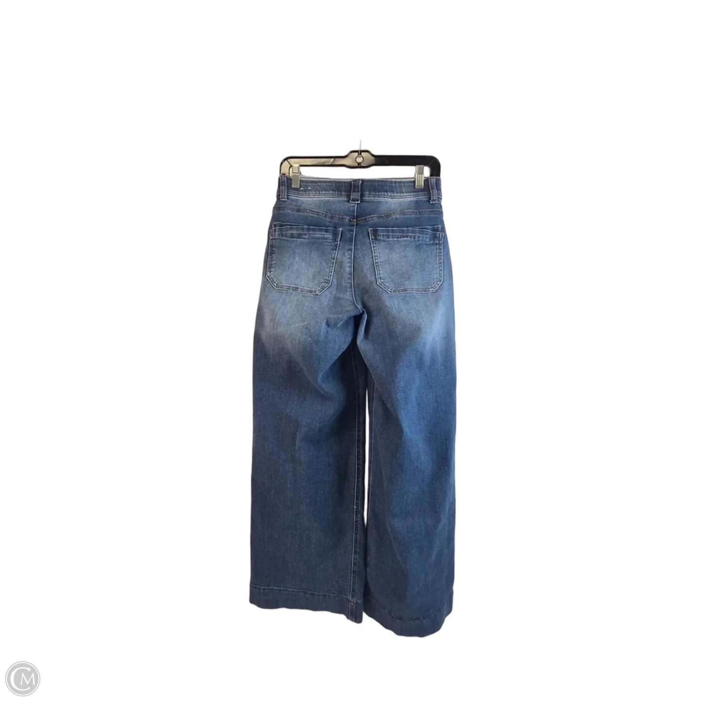 Jeans Wide Leg By Democracy In Blue Denim, Size: 4