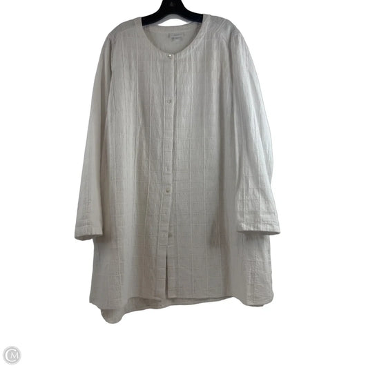 Tunic Long Sleeve By Pure Jill In White, Size: Xl