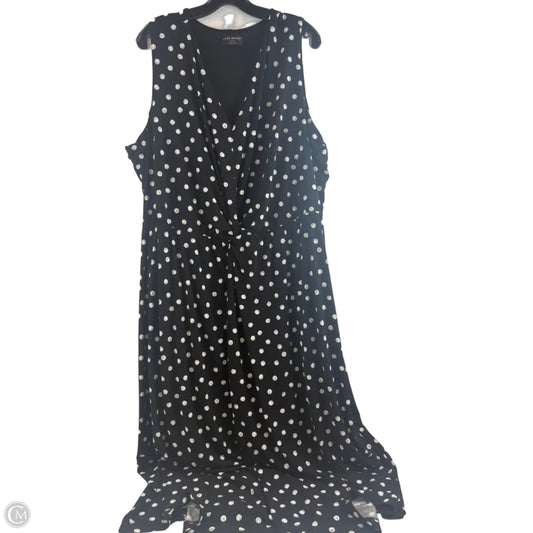 Dress Casual Midi By Lane Bryant In Black & White, Size: 3x