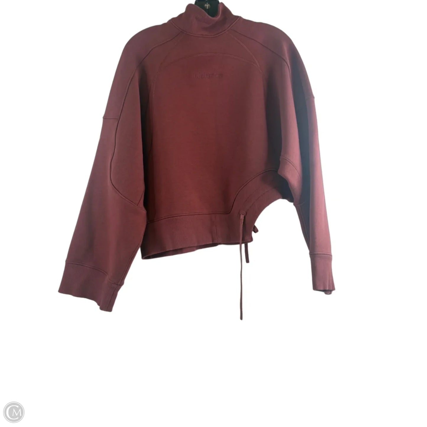 Sweatshirt Collar By Lululemon In Maroon, Size: S