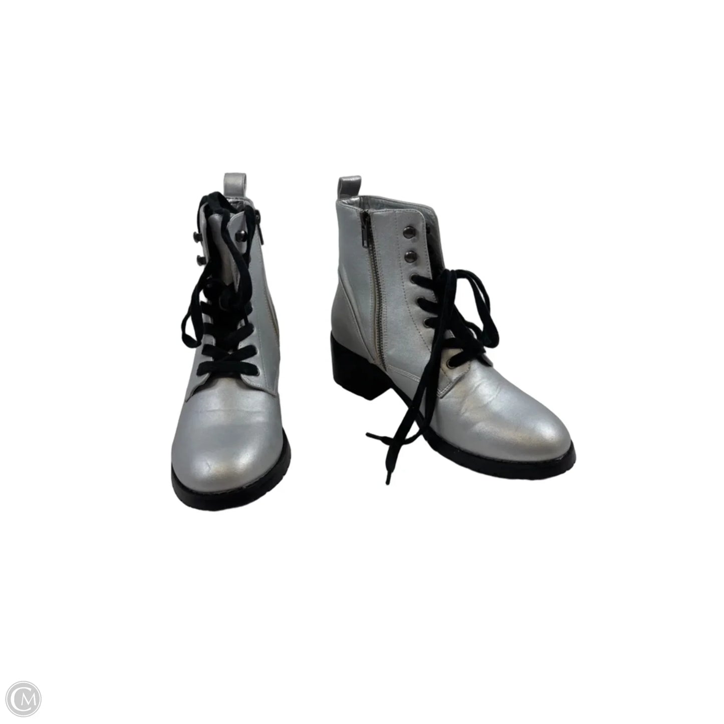 Boots Combat By Coconuts In Silver, Size: 9