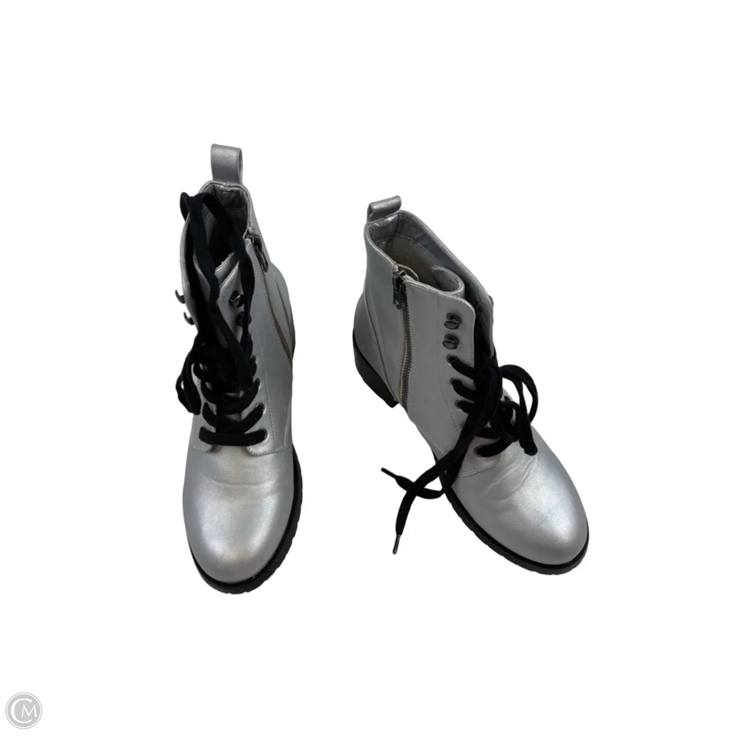 Boots Combat By Coconuts In Silver, Size: 9