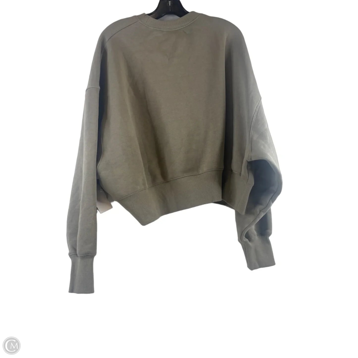 Athletic Sweatshirt Crewneck By Nike Apparel In Green, Size: S