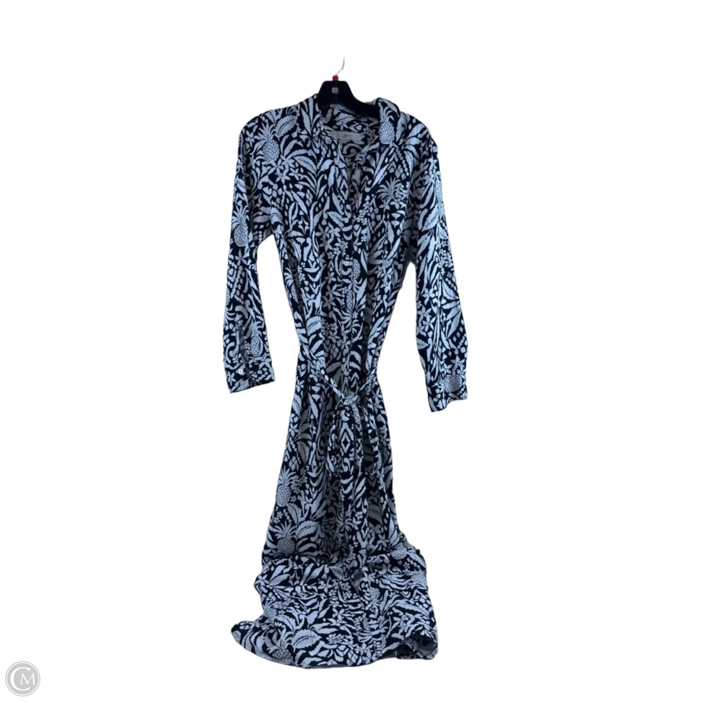 Dress Casual Maxi By Loft In Black & White, Size: S