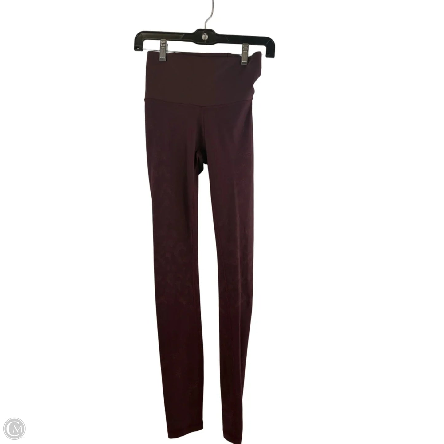 Athletic Leggings By Lululemon In Maroon, Size: S