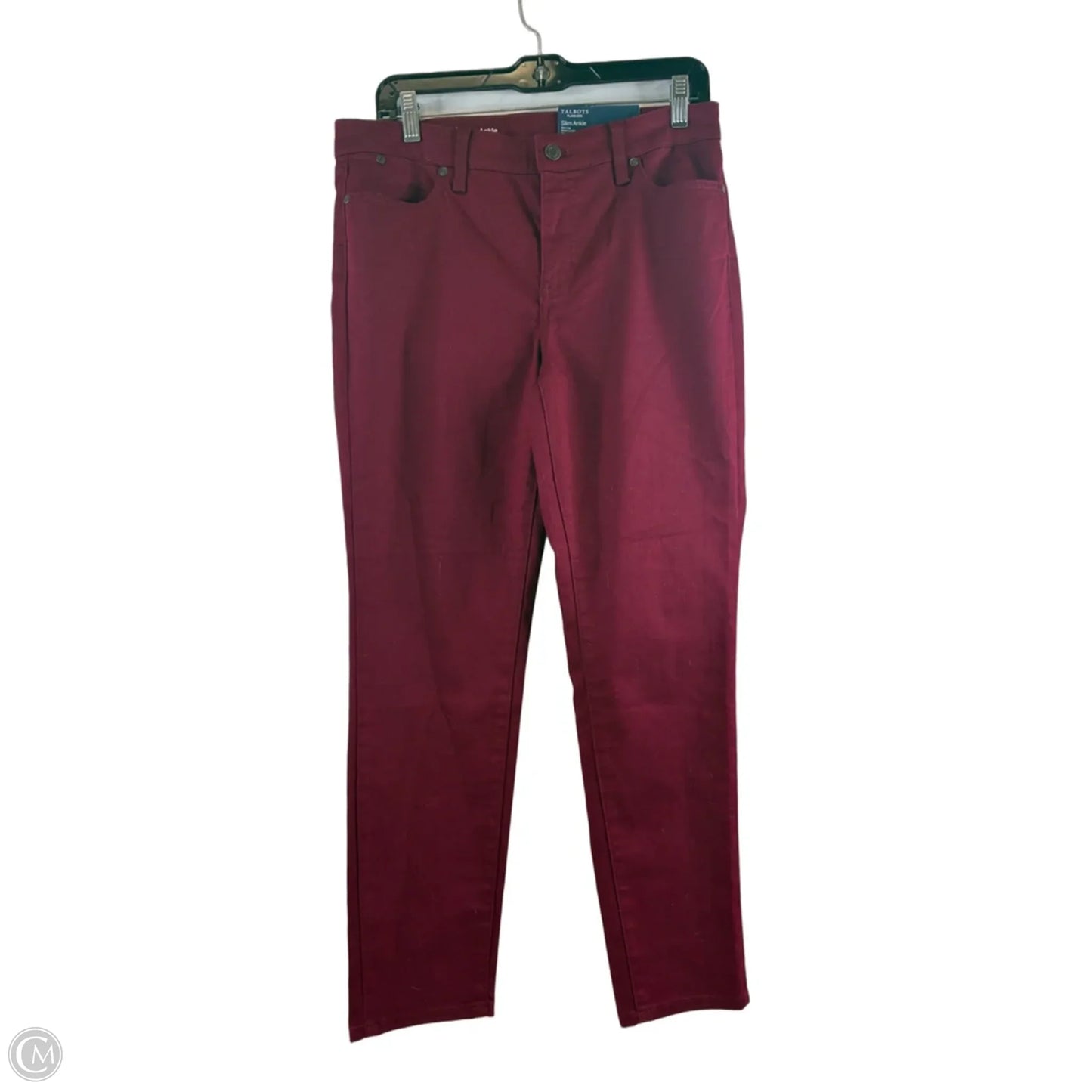 Jeans Skinny By Talbots In Red, Size: 8p