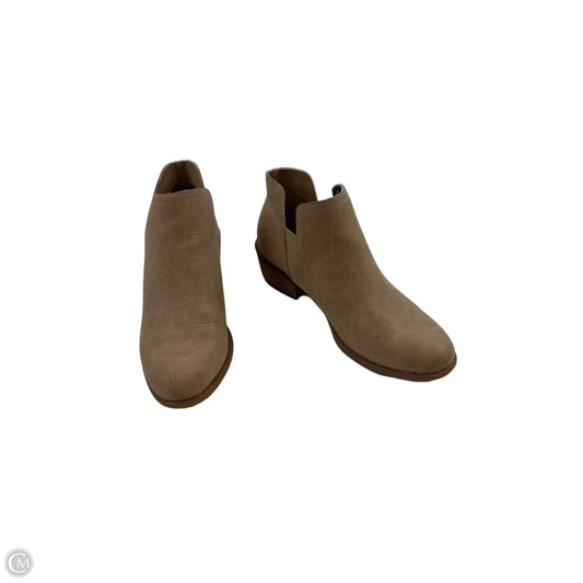 Boots Ankle Heels By Boc In Tan, Size: 7