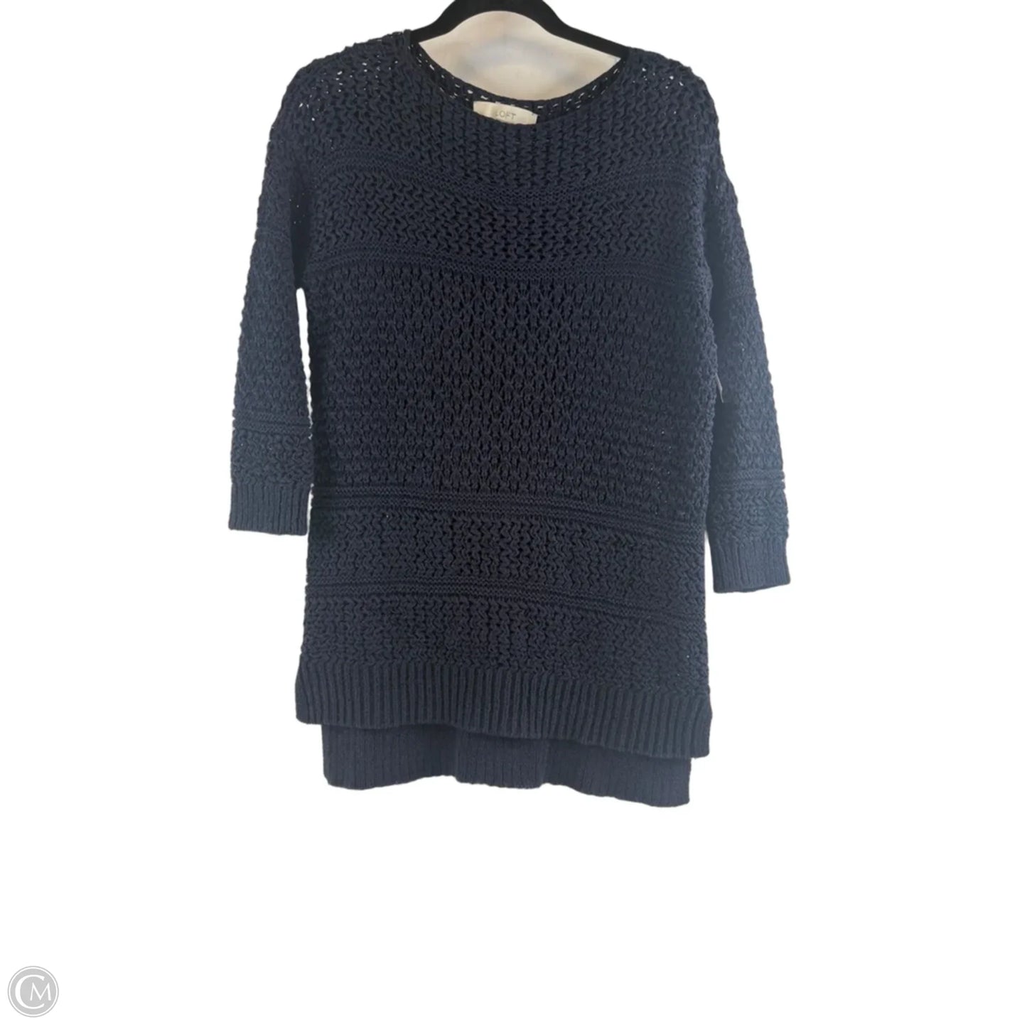 Sweater By Loft In Navy, Size: M