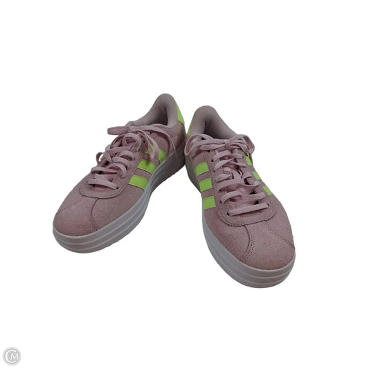 Shoes Athletic By Adidas In Pink & White, Size: 6
