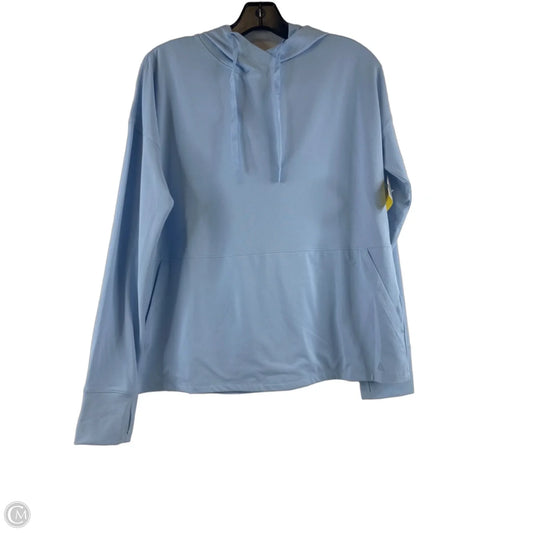 Athletic Top Long Sleeve Hoodie By Gerry In Blue, Size: M