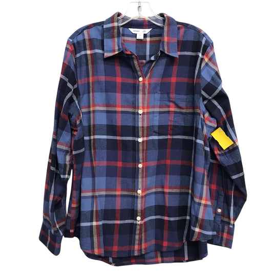 Top Ls By Old Navy In Plaid Pattern, Size:Xl
