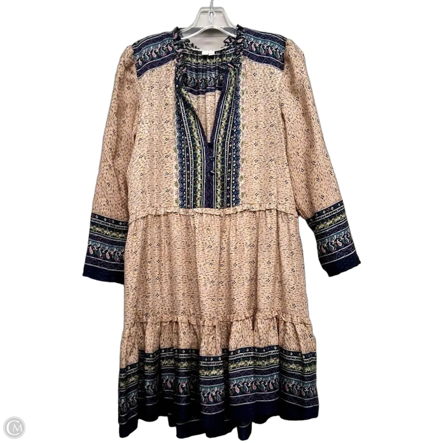 Dress Casual Short By Veronica Beard In Blue & Tan, Size: S