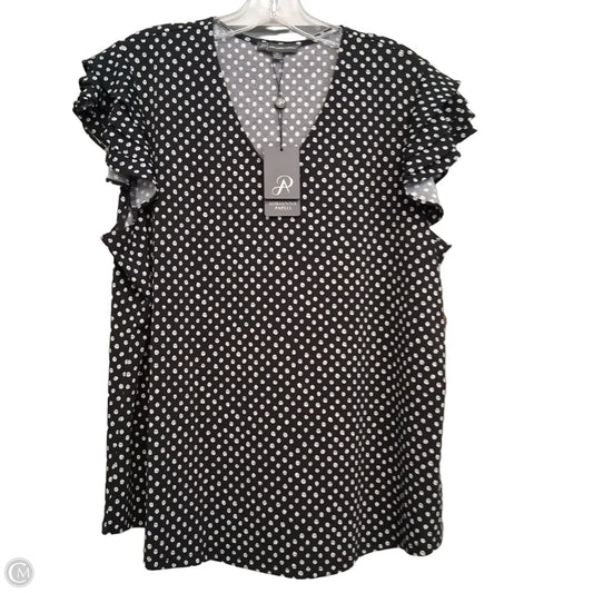 Top Sleeveless By Adrianna Papell In Polkadot Pattern, Size: Xl