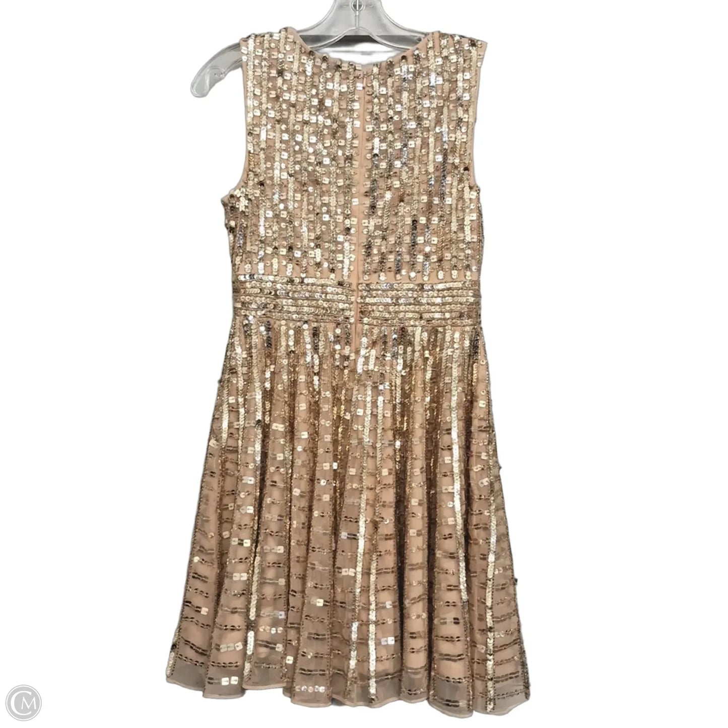 Dress Party Short By Mac Duggal In Gold, Size: Xs