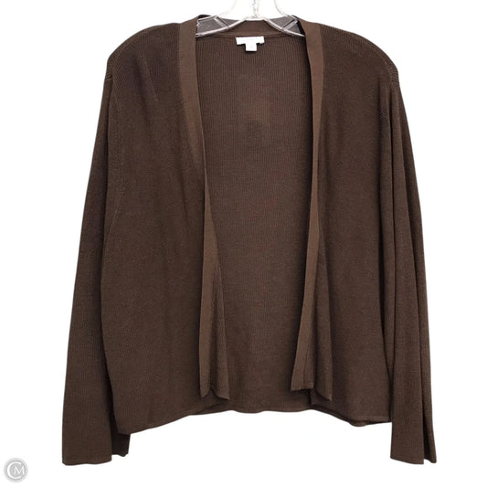 Cardigan By J. Jill In Brown, Size: Xl