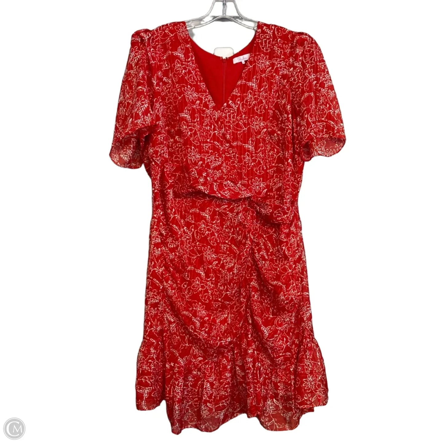 Dress Casual Short By Parker In Red, Size: 1x