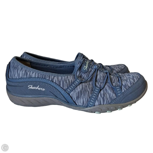 Shoes Flats By Skechers In Blue, Size: 6.5