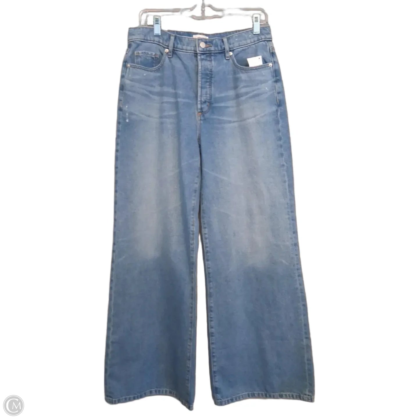 Jeans Wide Leg By Rivete In Blue Denim, Size: 4