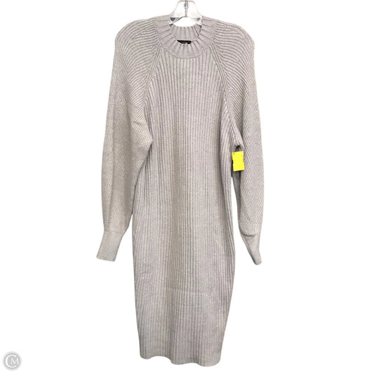 Dress Sweater By Express In Grey, Size: Xs