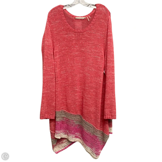 Sweater By Soft Surroundings In Coral, Size: 3x