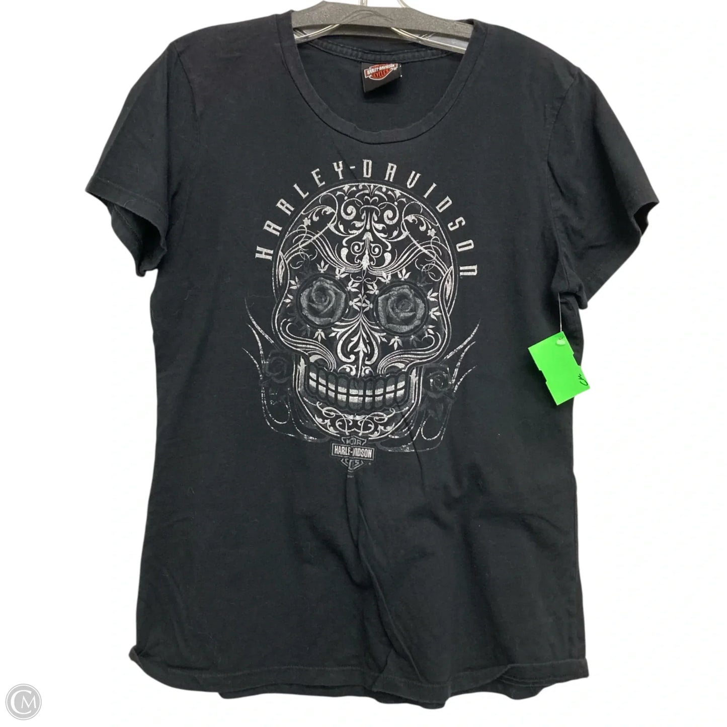 Top Short Sleeve Basic By Harley Davidson In Black, Size: M