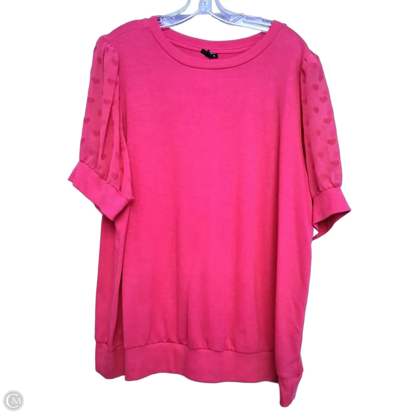 Top Short Sleeve By Torrid In Pink, Size: 3x