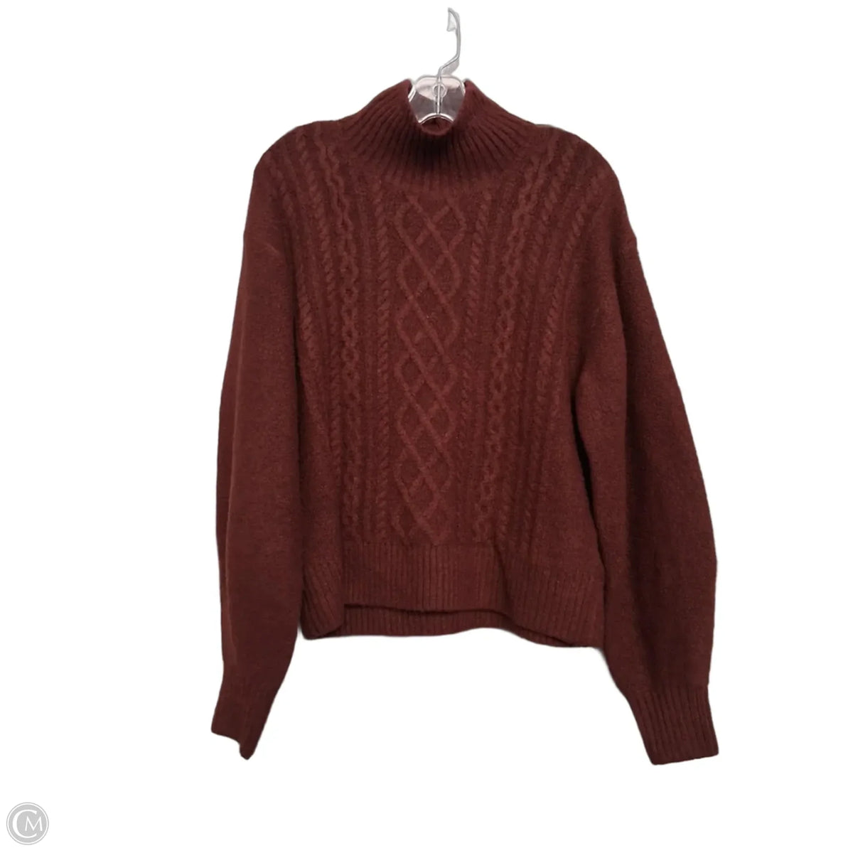 Sweater By Gap In Maroon, Size: M