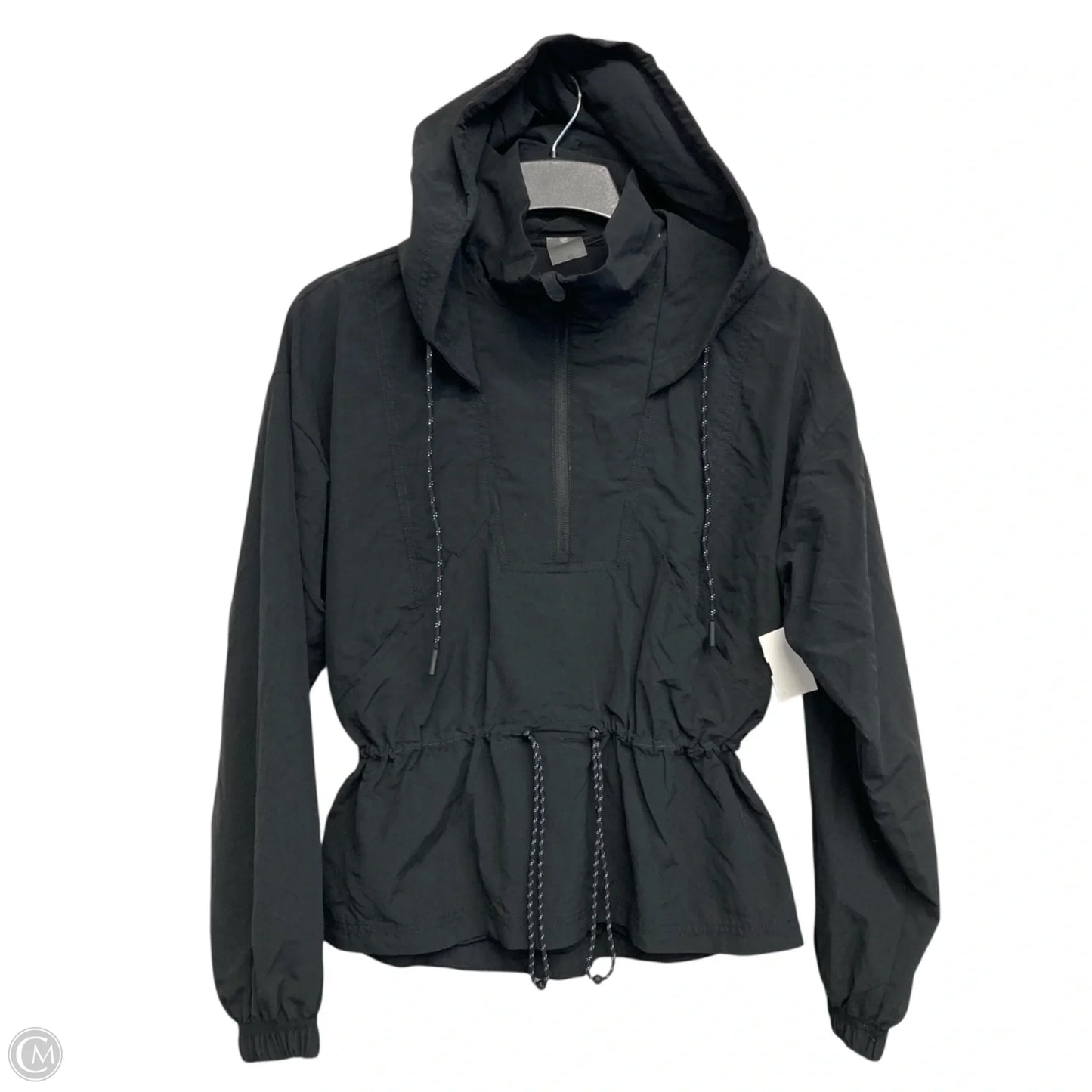 Jacket Windbreaker By Calia In Black, Size: S