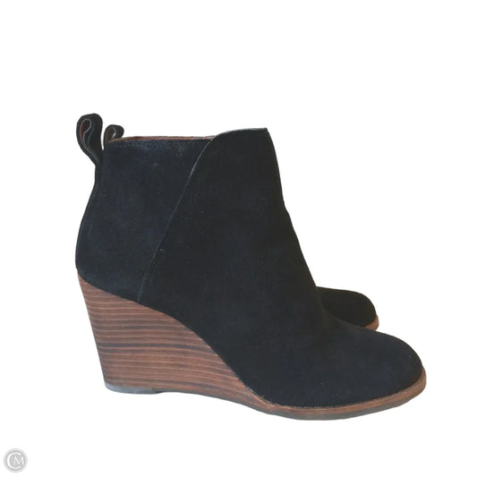 Boots Ankle Heels By Lucky Brand In Black, Size: 7.5