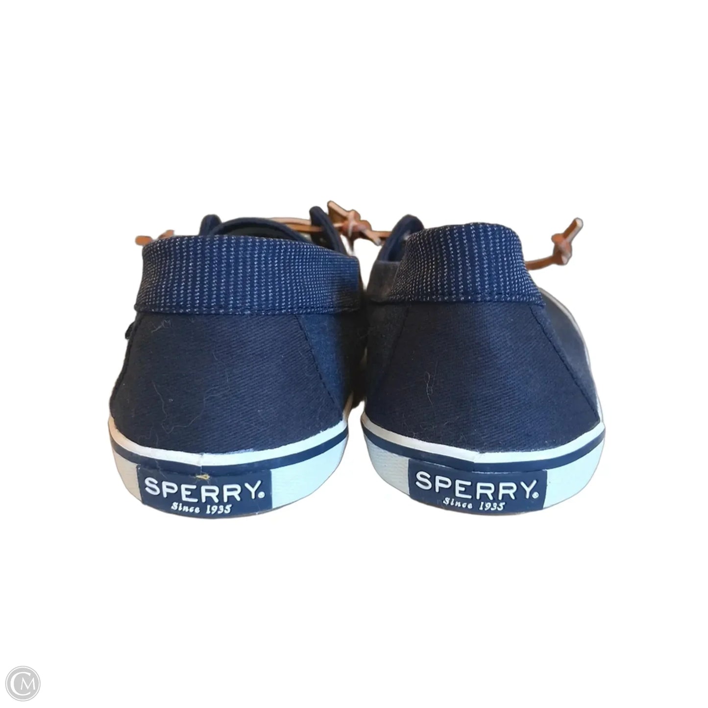 Shoes Flats By Sperry In Blue & White, Size: 9