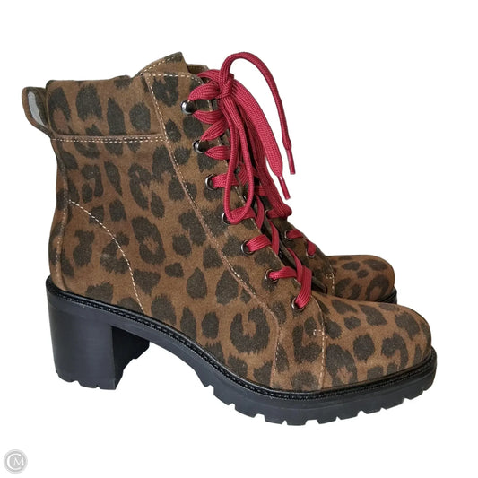 Boots Combat By Vince Camuto In Animal Print, Size: 7.5