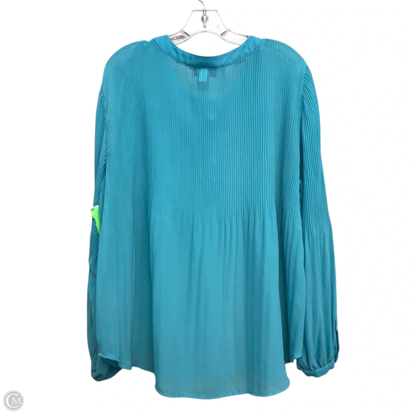 Top Long Sleeve By Lane Bryant In Blue, Size: Xl