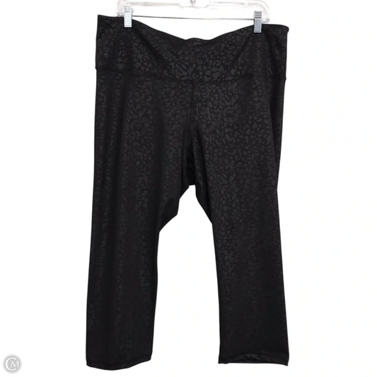 Athletic Capris By Old Navy In Black, Size: 2x