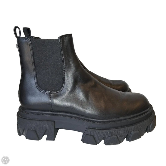 Boots Ankle Heels By Sam Edelman In Black, Size: 6.5