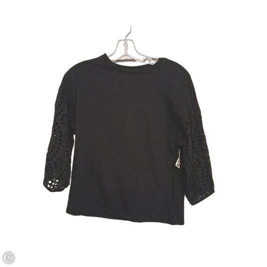Top 3/4 Sleeve By A New Day In Black, Size: S