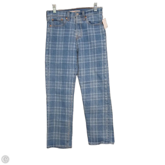 Jeans Straight By Levis In Blue Denim, Size: 2