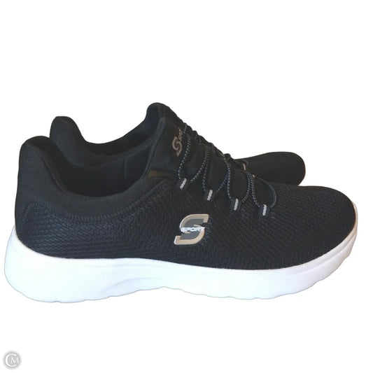 Shoes Sneakers By Skechers In Black & White, Size: 9.5