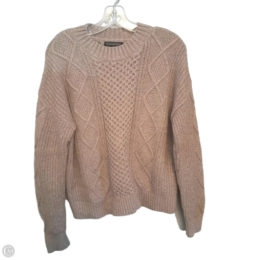 Sweater By Banana Republic In Taupe, Size: L